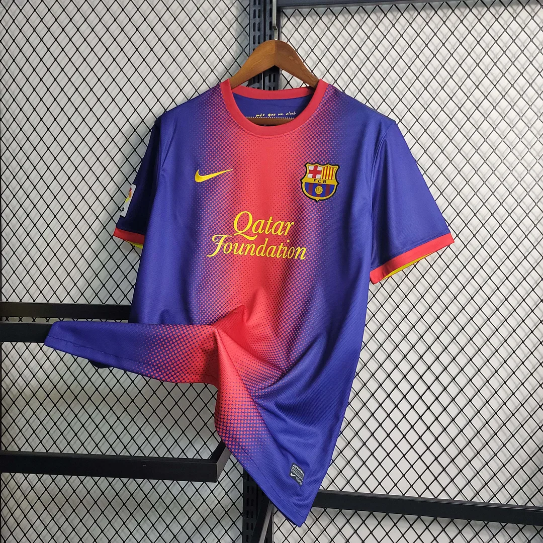 2012-2013 Retro Barcelona Home Jersey - Image 6