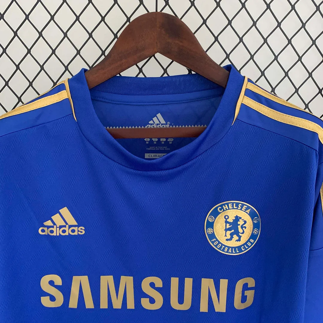 2012-2013 Retro Chelsea Home Jersey Long sleeve - Image 5