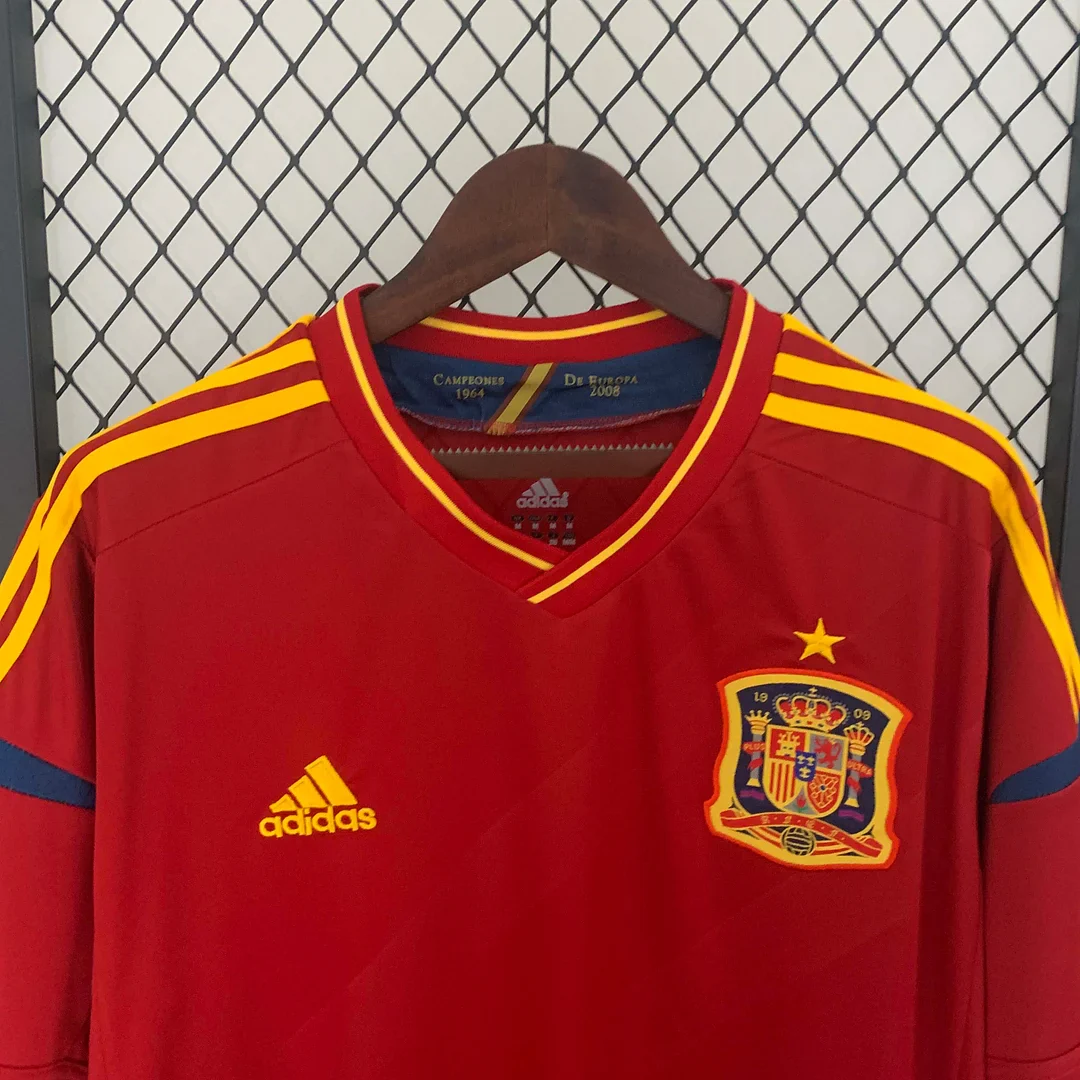 2012 Retro Spain Home Jersey - Image 3