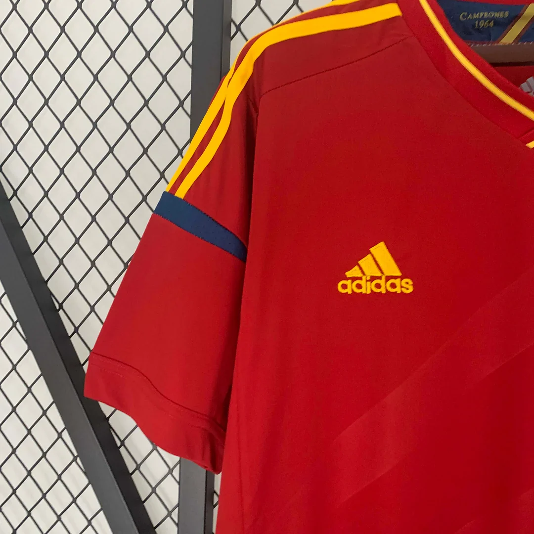 2012 Retro Spain Home Jersey - Image 4