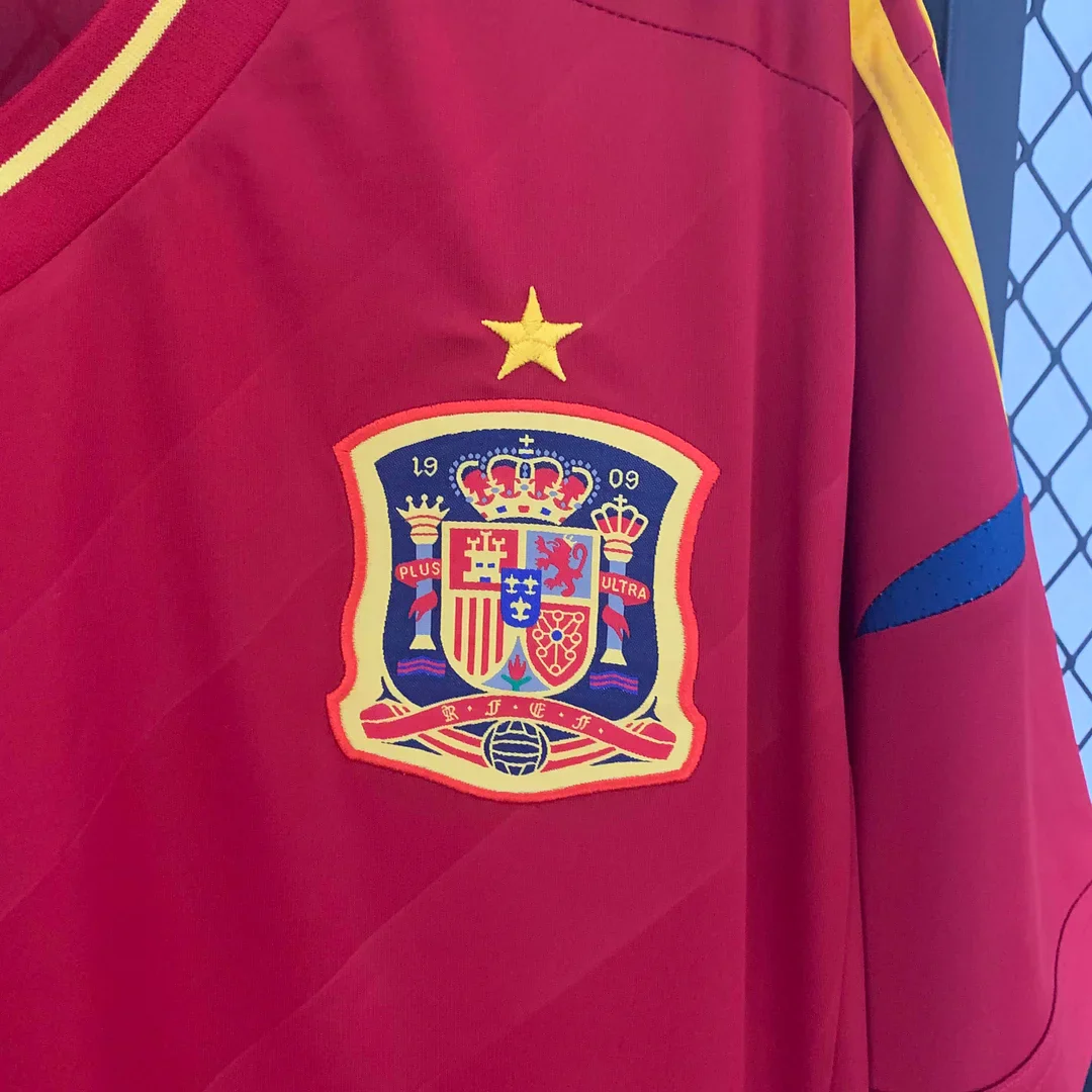 2012 Retro Spain Home Jersey - Image 5