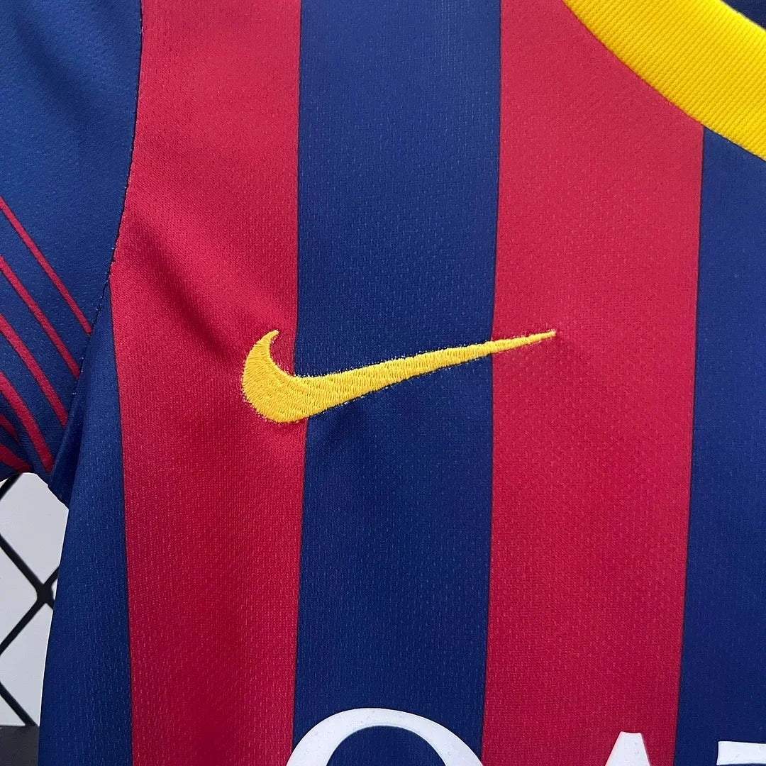 2013/2014 Retro Barcelona Home Kit Kids Size - Image 3