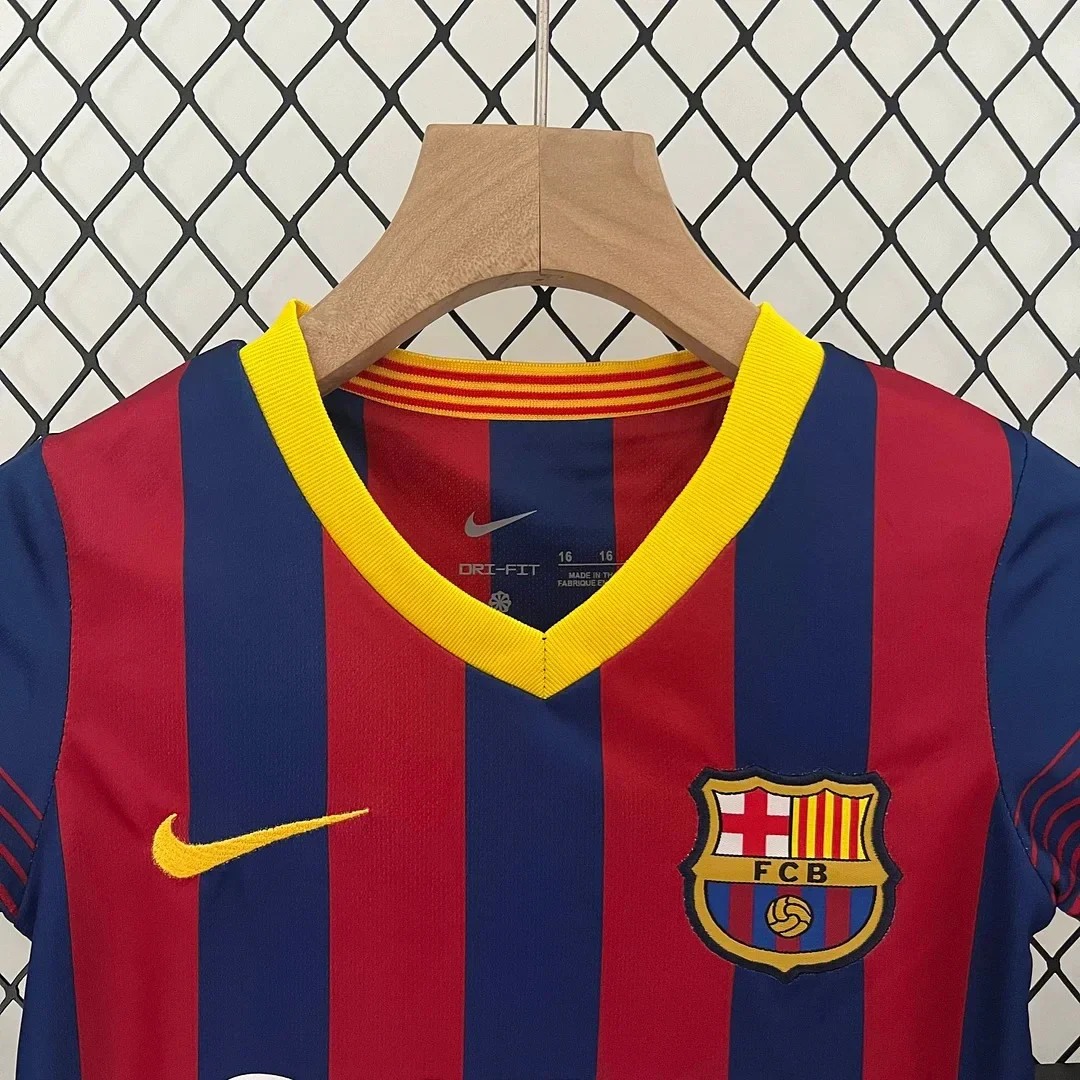 2013/2014 Retro Barcelona Home Kit Kids Size - Image 6