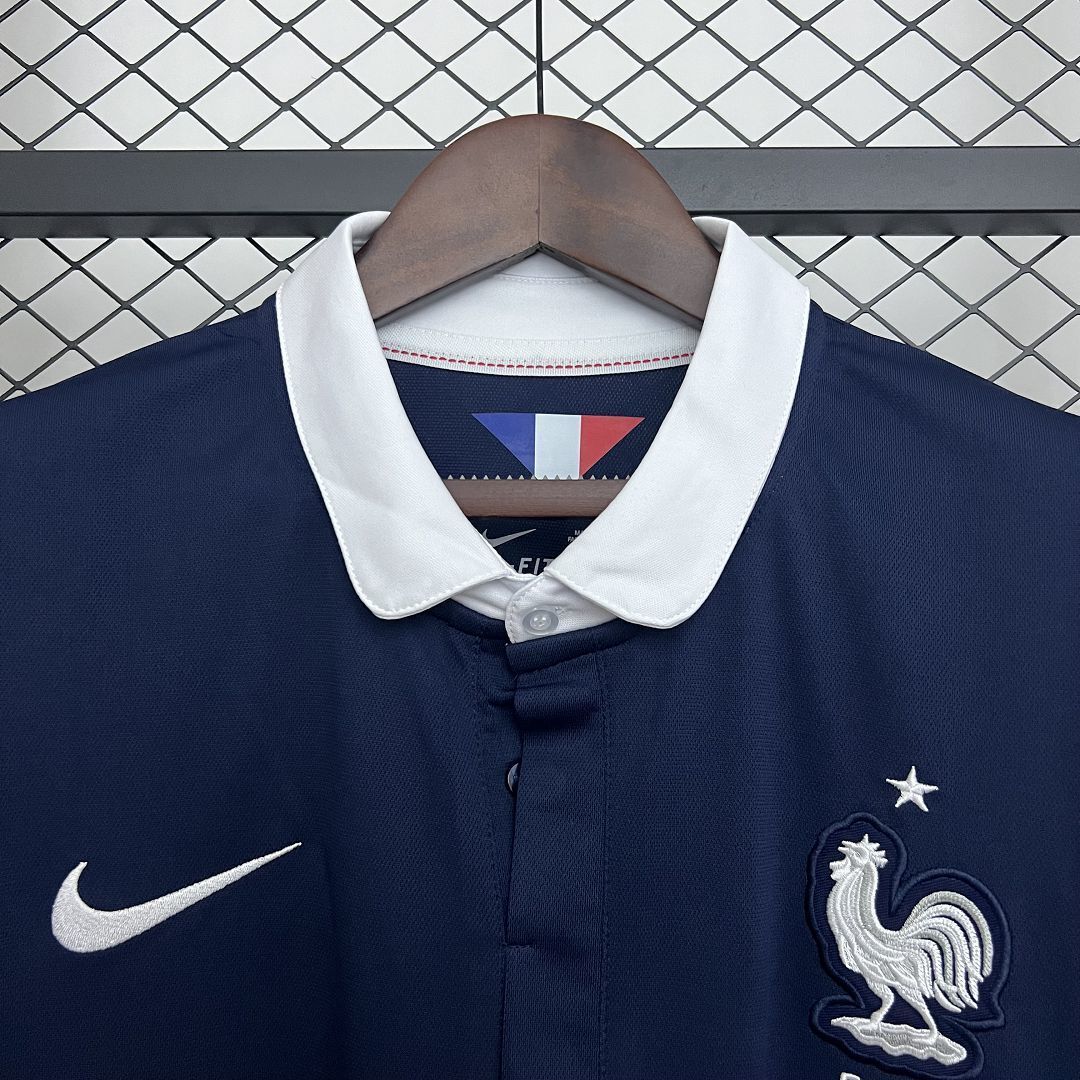 2014 Retro France Home Long Sleeve - Image 3