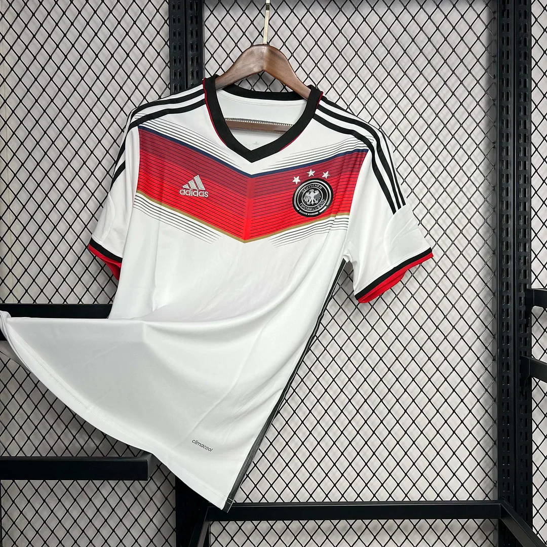 2014 Retro Germany Home Jersey - Image 3