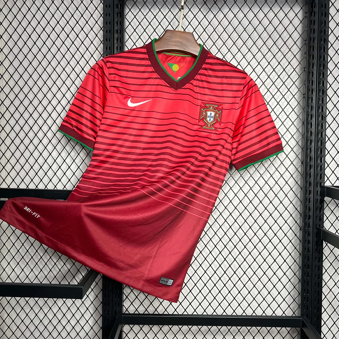 2014 Retro Portugal Home Jersey - Image 3