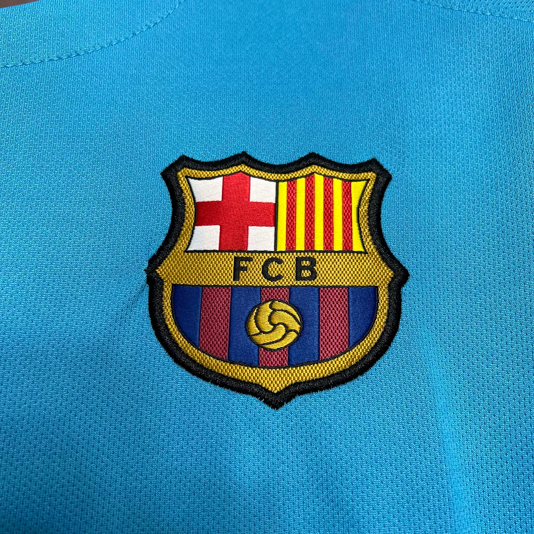2015-2016 Retro Barcelona Third Away Jersey - Image 5
