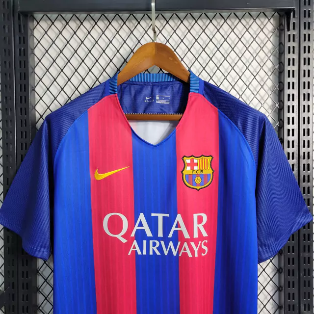 2016/2017 Retro Barcelona Home Jersey - Image 3