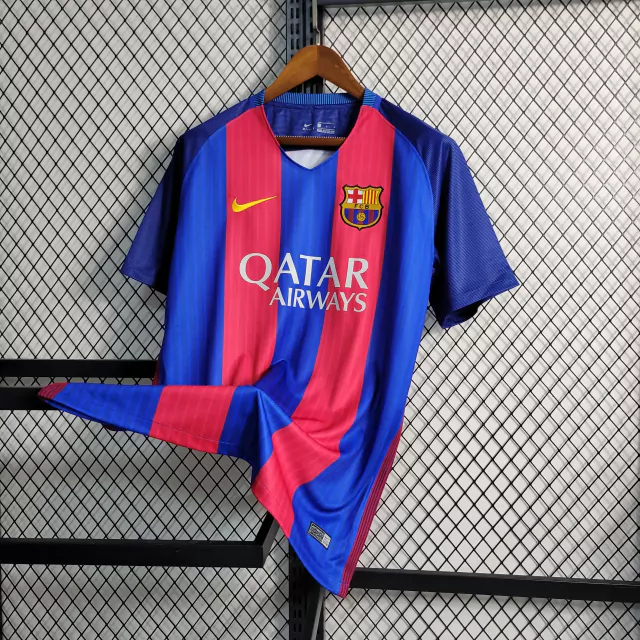 2016/2017 Retro Barcelona Home Jersey - Image 7