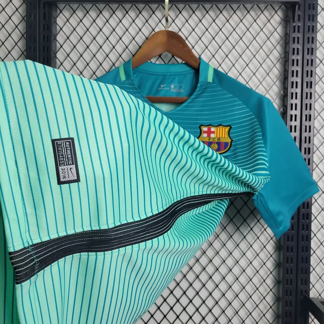 2016/2017 Retro Barcelona Third Away Jersey - Image 7