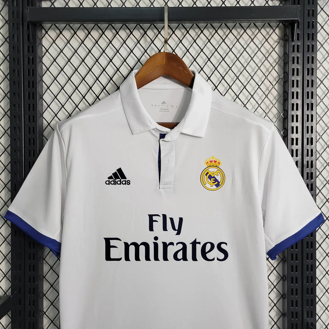 2016/2017 Retro Real Madrid Home Jersey - Image 3