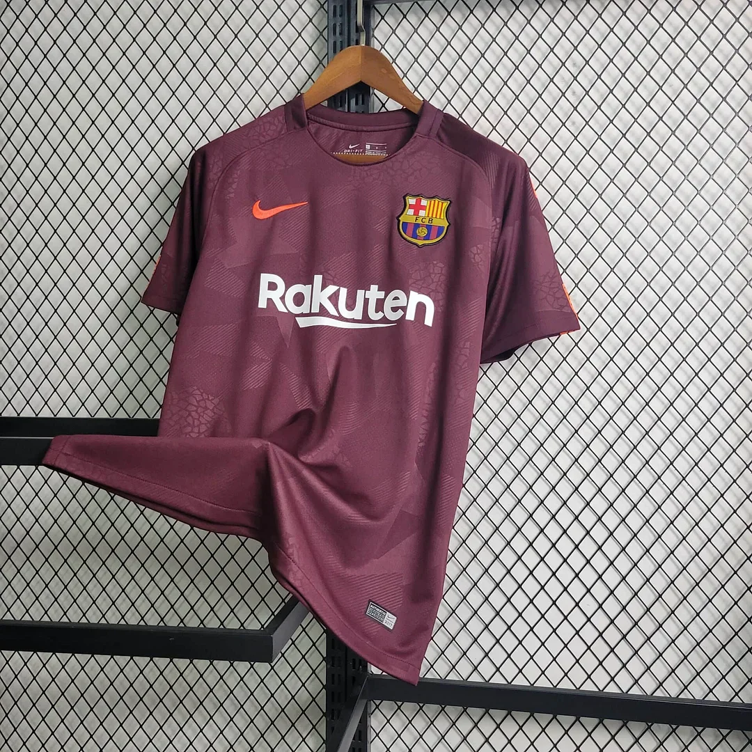 2017/2018 Retro Barcelona Third Away Jersey - Image 6