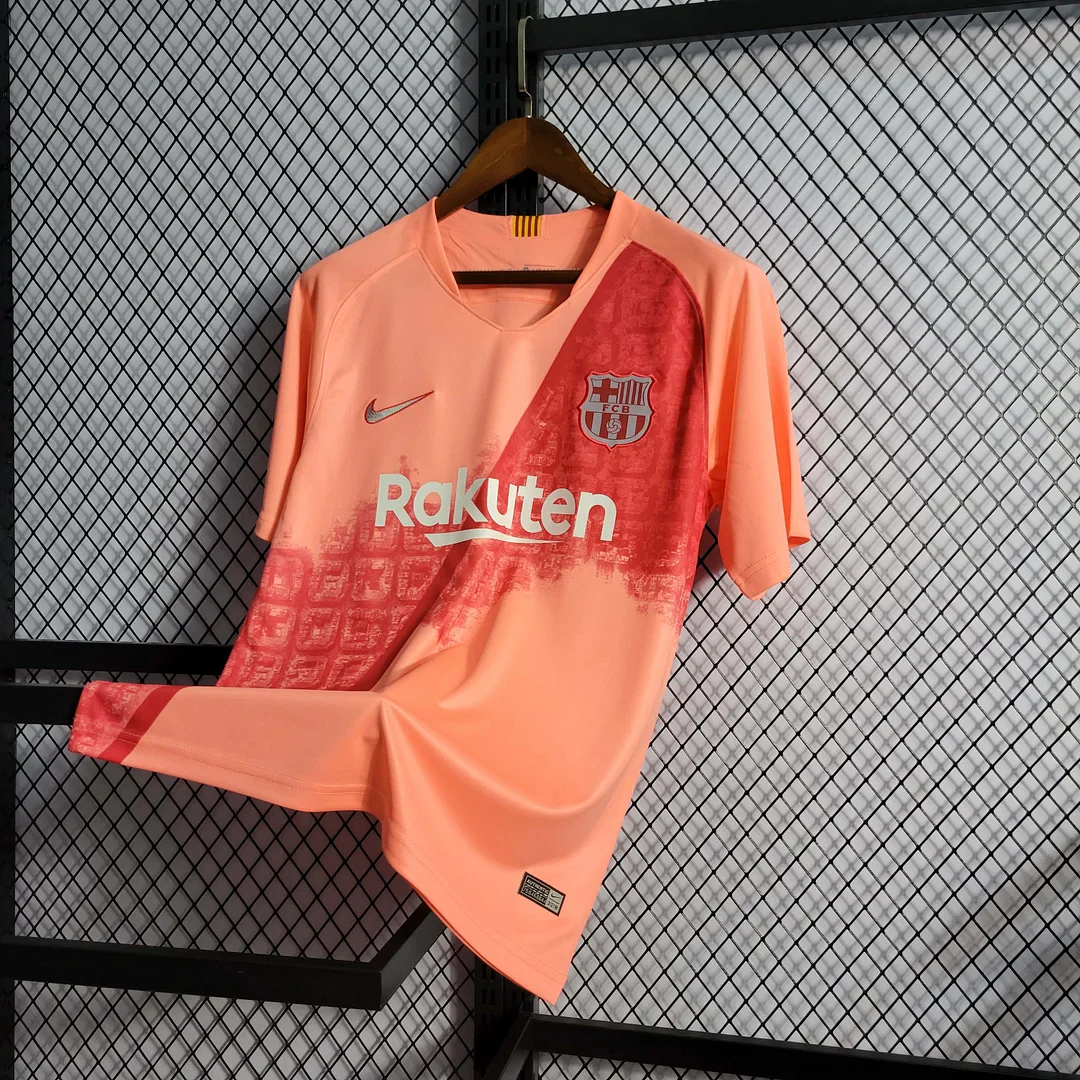 2018-2019 Retro Barcelona Third Away Jersey - Image 6
