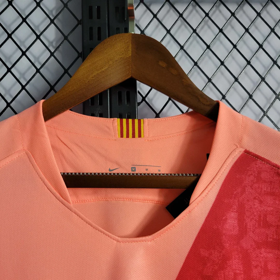 2018-2019 Retro Barcelona Third Away Jersey - Image 8