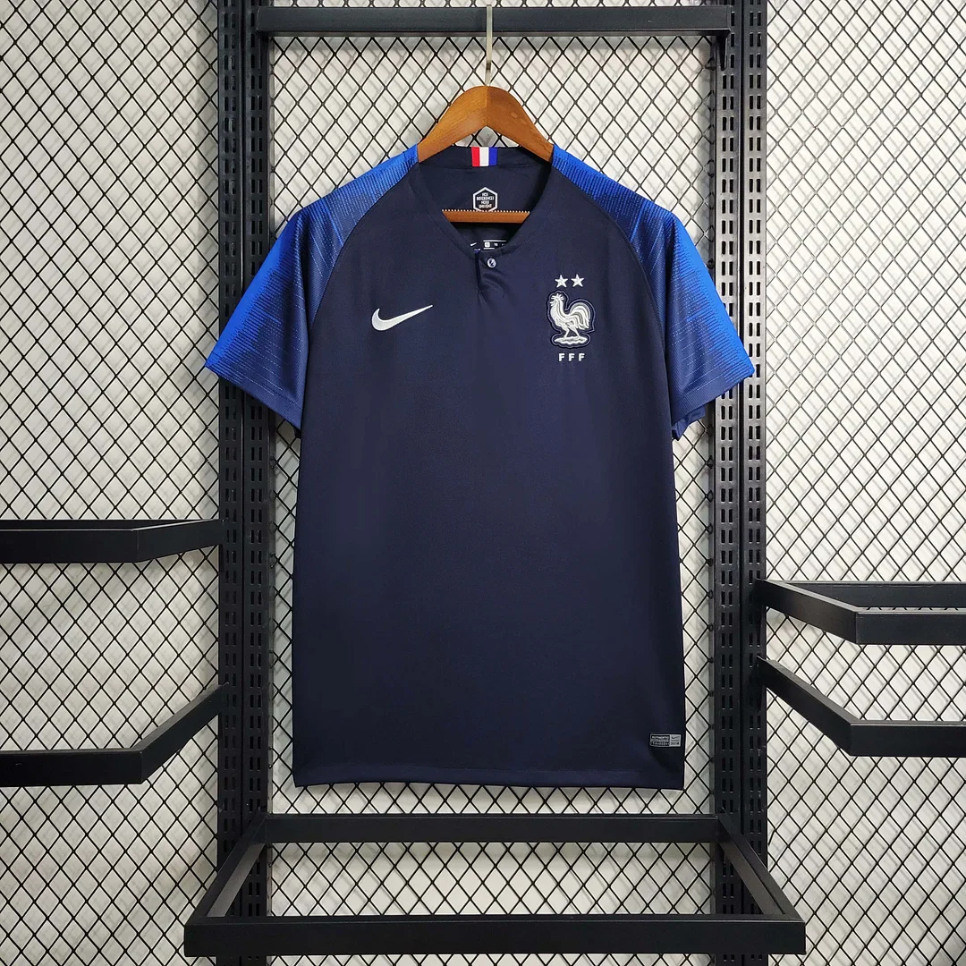 2018 Retro France Home Jersey - Image 3