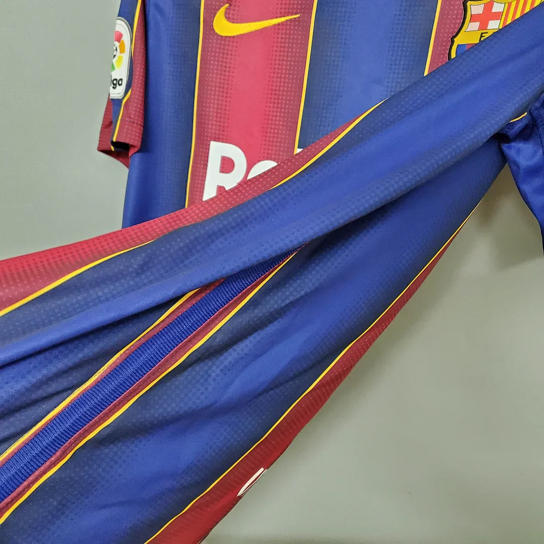 2020/2021 Retro Barcelona Home Jersey - Image 8