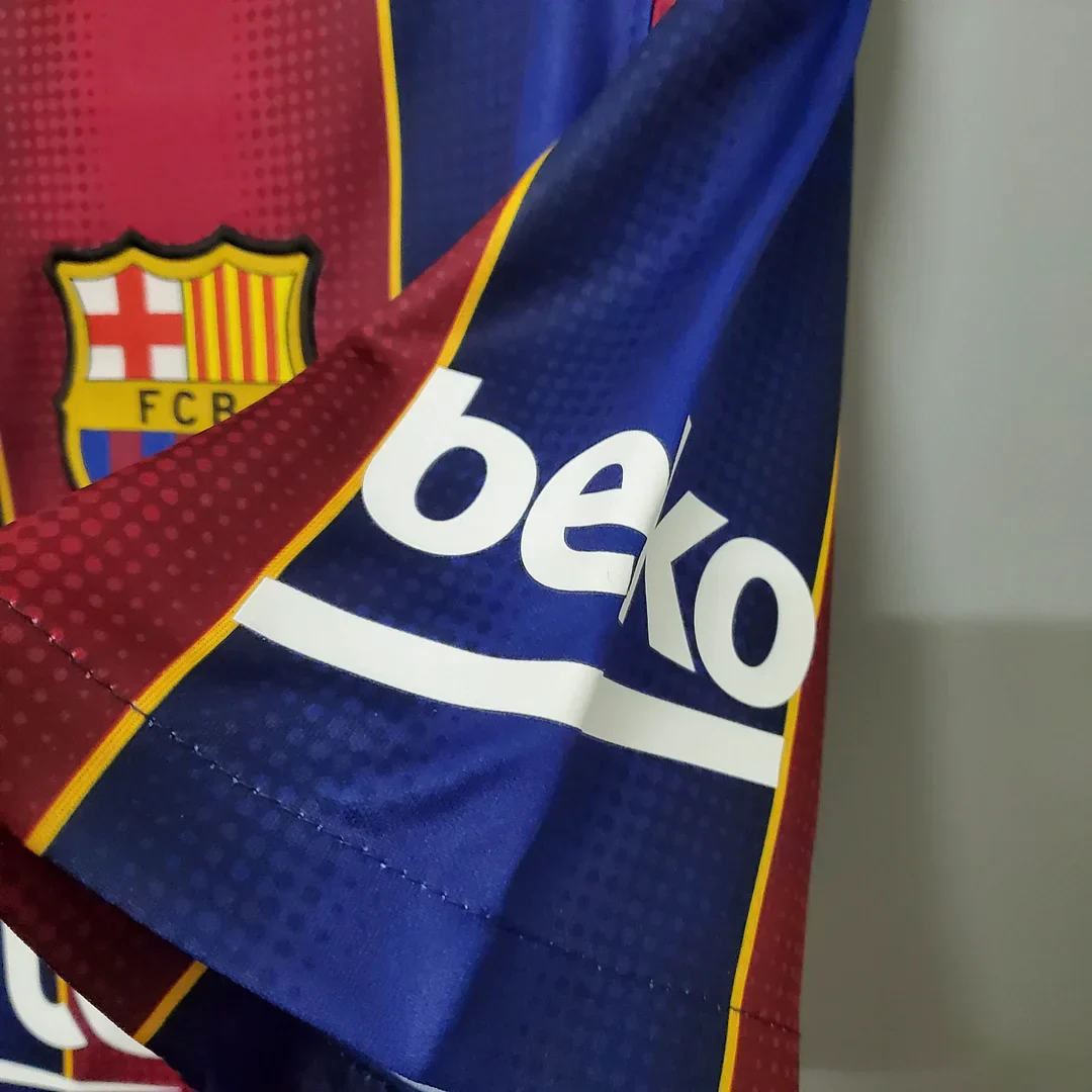 2020/2021 Retro Barcelona Home Jersey - Image 9