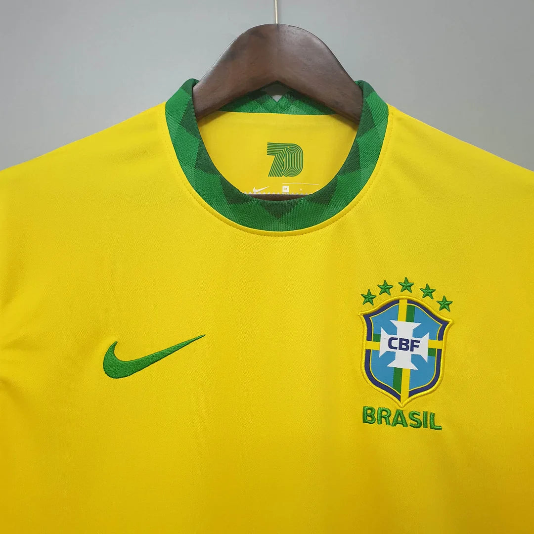 2020 Retro Brazil Home Jersey - Image 3