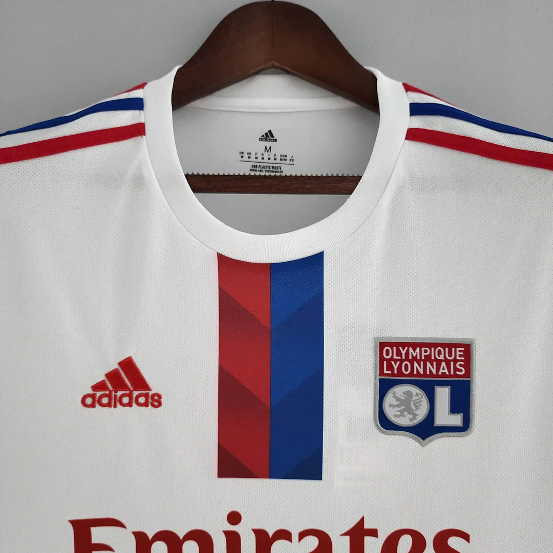 2022/2023 Lyon Home Football Shirt - Image 3