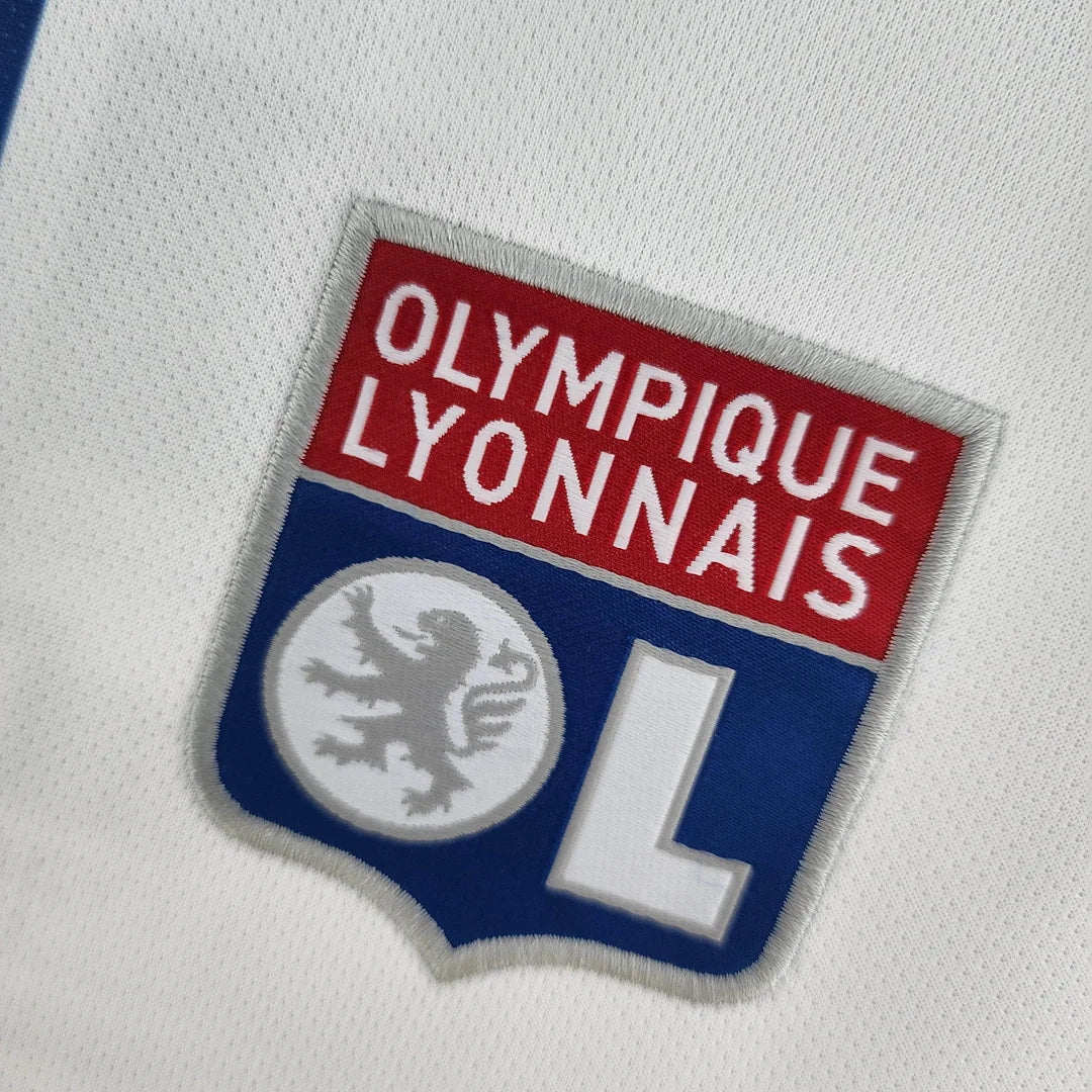 2022/2023 Lyon Home Football Shirt - Image 5