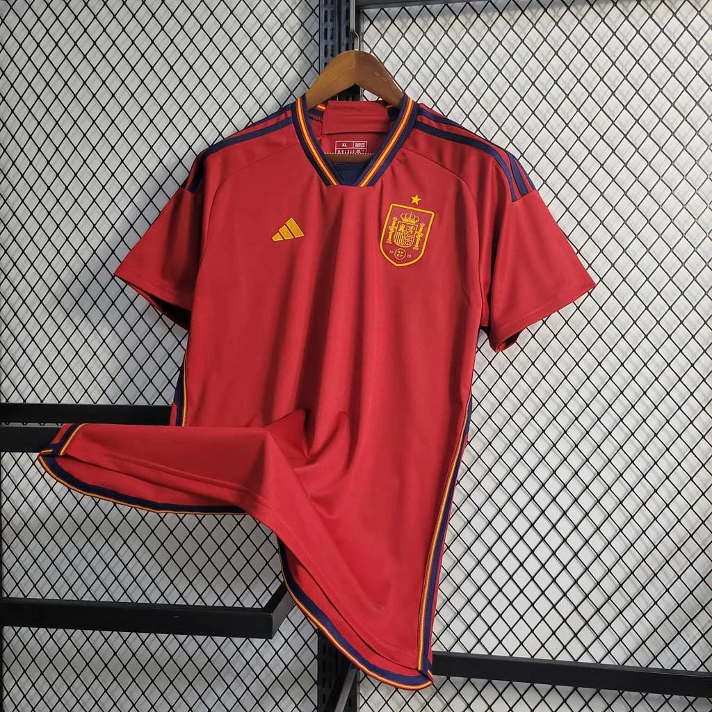 2022 FIFA World Cup Spain Home Jersey - Image 3