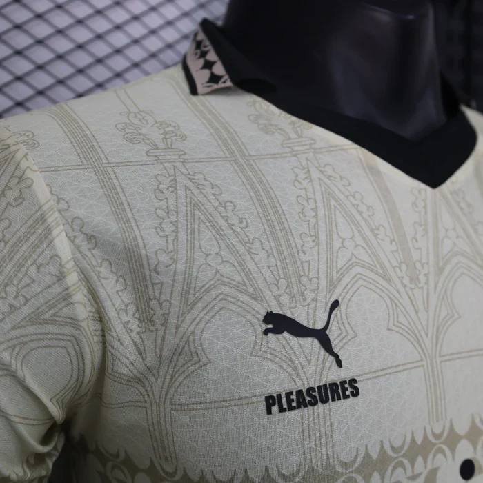 AC Milan 2023/2024 Fourth Kit Beige - Image 3