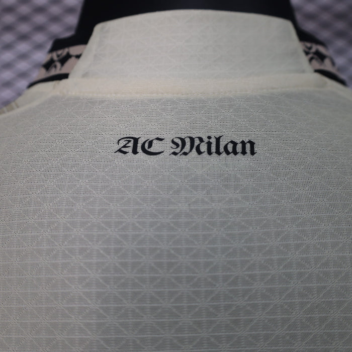 AC Milan 2023/2024 Fourth Kit Beige - Image 7