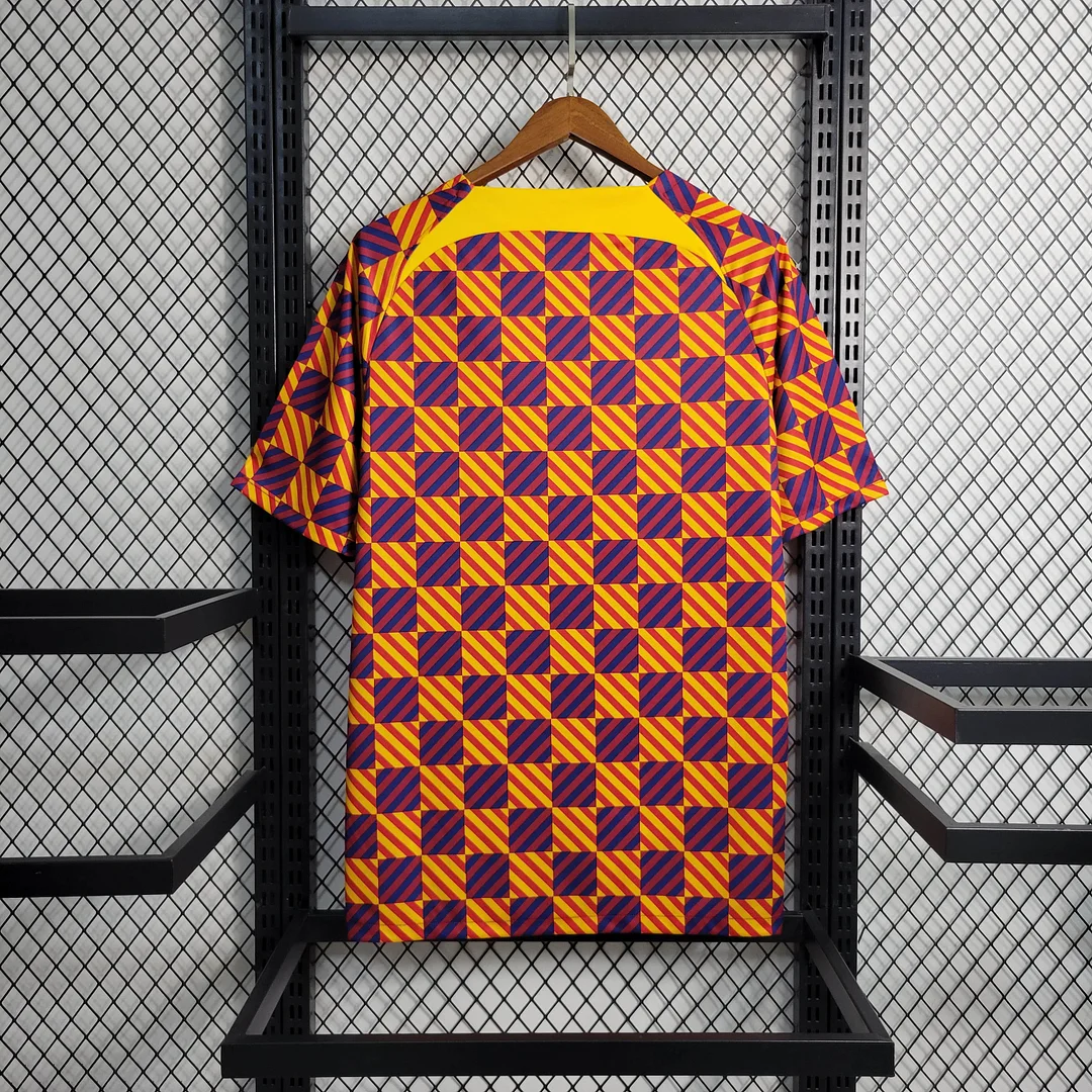 Barcelona "Striped Plaid" Limited Jersey - Image 2