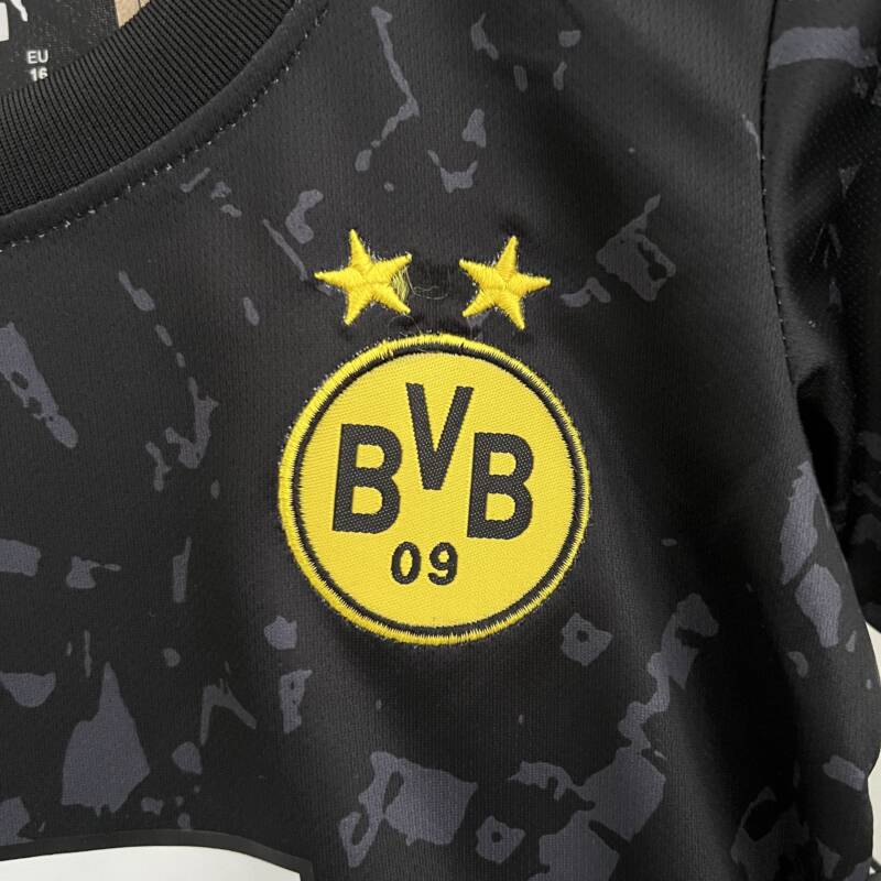 2023/2024 Dortmund Away Kit Kids Size - Image 5