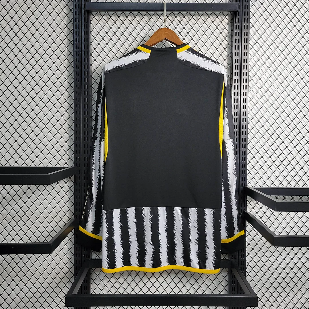2023/2024 Juventus Home Long Sleeve - Image 2