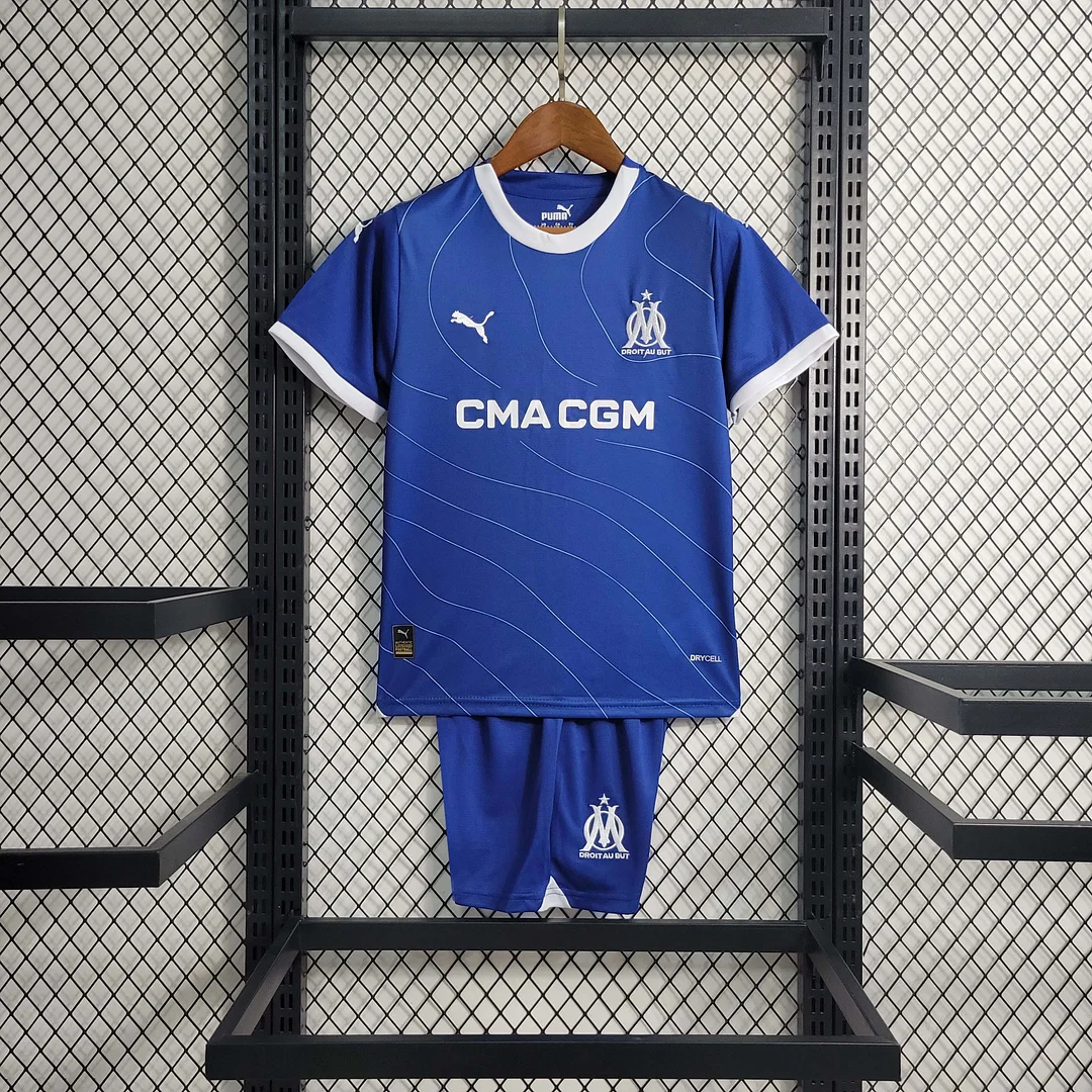 2023/2024 Olympique de Marseille Away Kit Kids Size