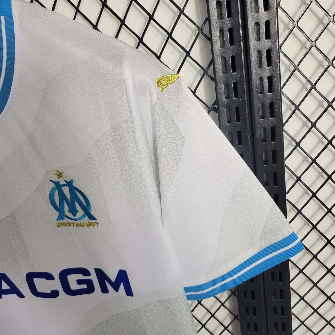 2023/2024 Olympique de Marseille Home Kit - Image 6