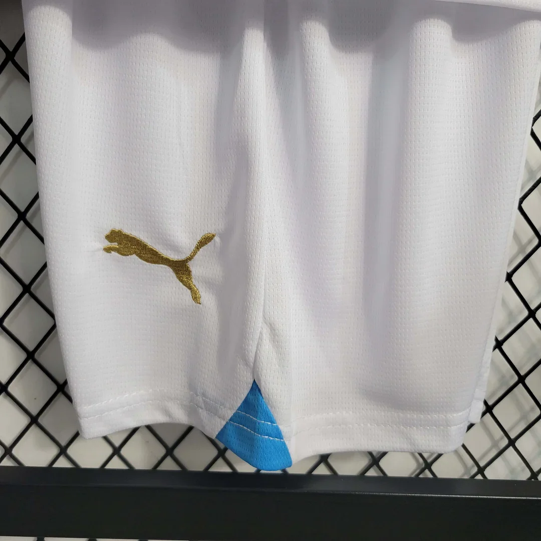 2023/2024 Olympique de Marseille Home Kit Kids Size - Image 8