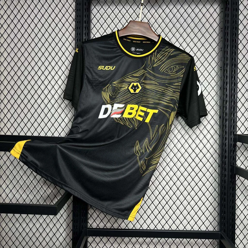 2024-2025 Wolverhampton Wanderers Away Kit - Image 3