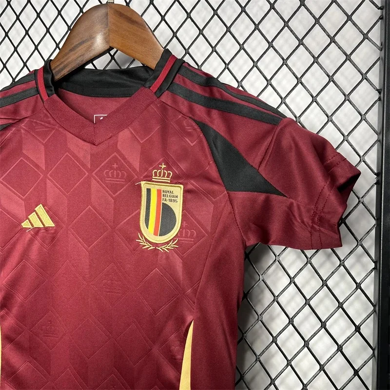 2024 Belgium Home Kit Kids Size - Image 4