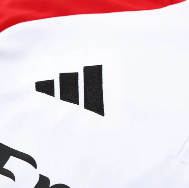 2025/2026 Arsenal White and Black x Red Tracksuit - Image 4
