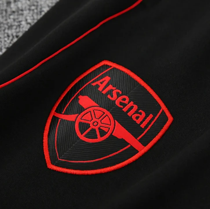 2025/2026 Arsenal White and Black x Red Tracksuit - Image 6