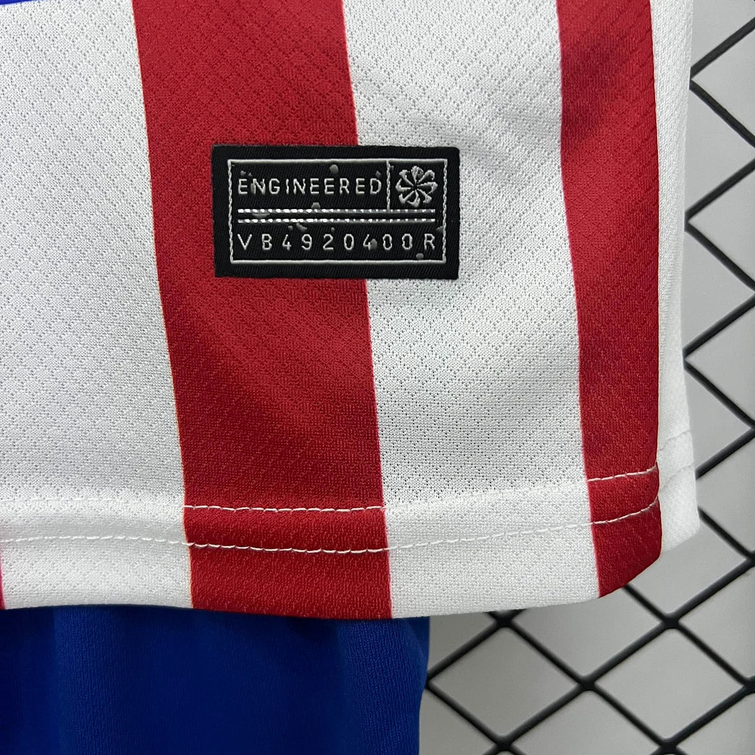 2025/2026 Atletico Madrid Home Kit Kids Size - Image 8