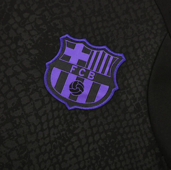 2025/2026 Barcelona Black and Purple Tracksuit - Image 5
