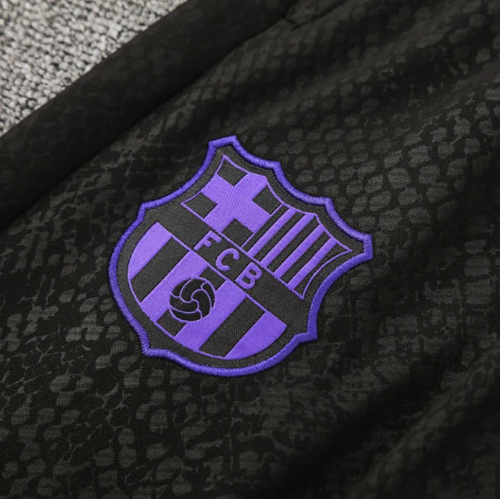 2025/2026 Barcelona Black and Purple Tracksuit - Image 6