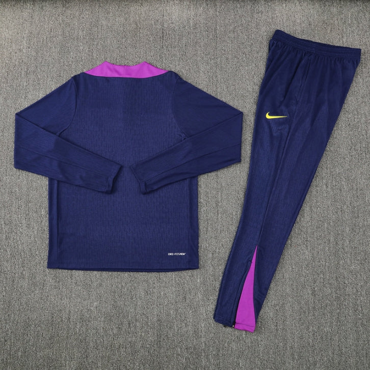 2025/2026 Barcelona Blue and Purple Tracksuit - Image 2