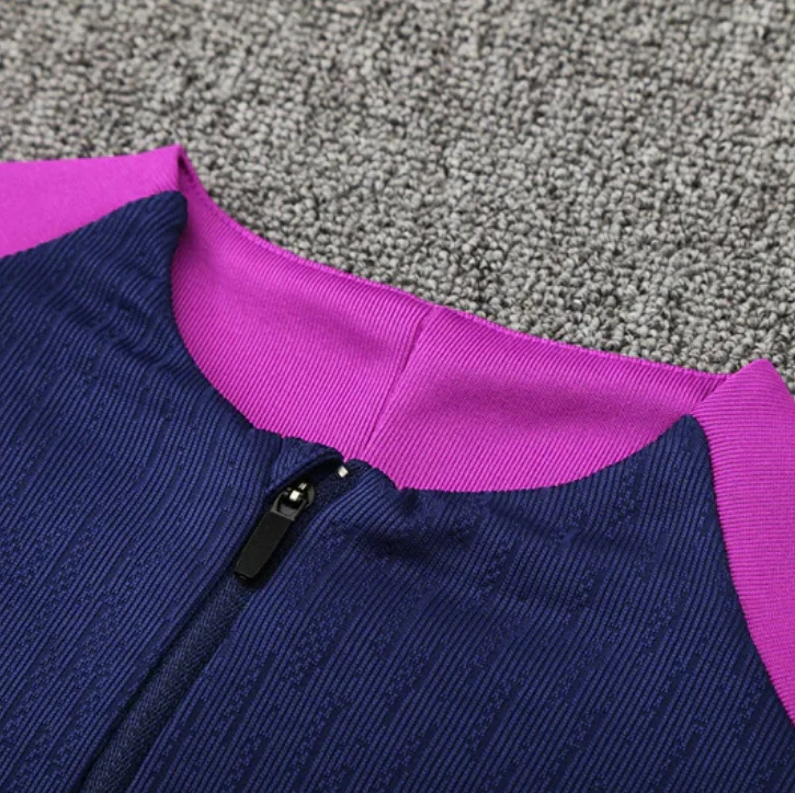 2025/2026 Barcelona Blue and Purple Tracksuit - Image 3