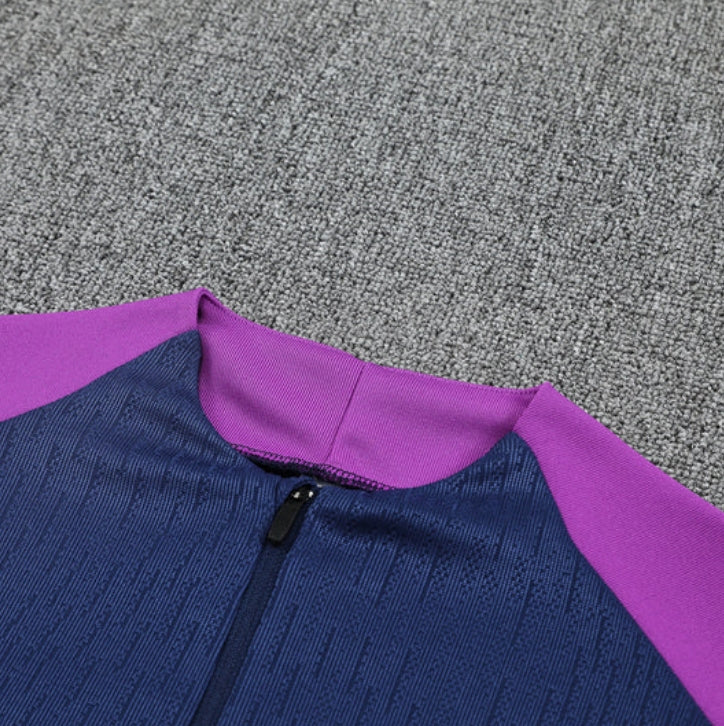 2025/2026 Barcelona Blue and Purple Tracksuit - Image 3
