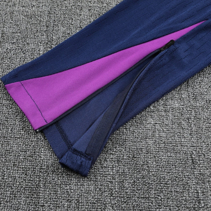 2025/2026 Barcelona Blue and Purple Tracksuit - Image 5