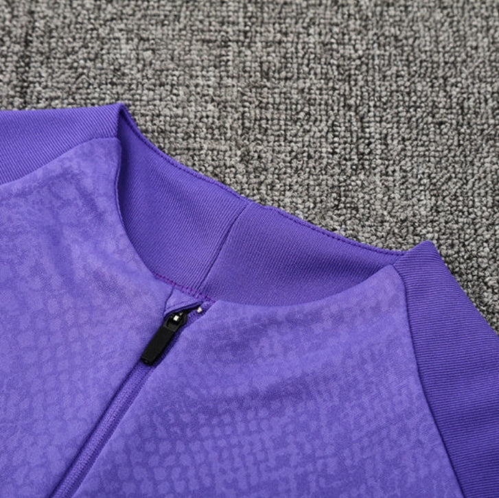 2025/2026 Barcelona Purple and Black Tracksuit - Image 3
