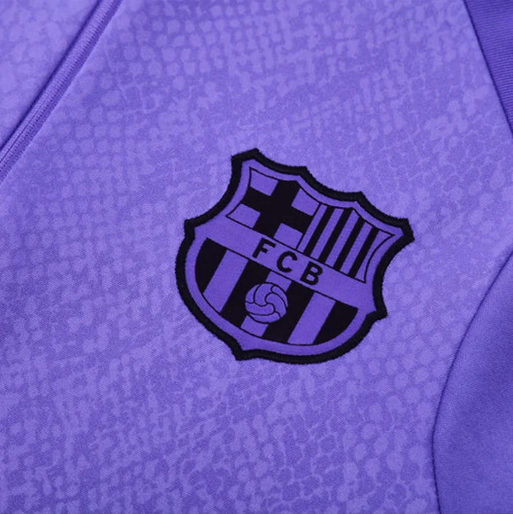 2025/2026 Barcelona Purple and Black Tracksuit - Image 5
