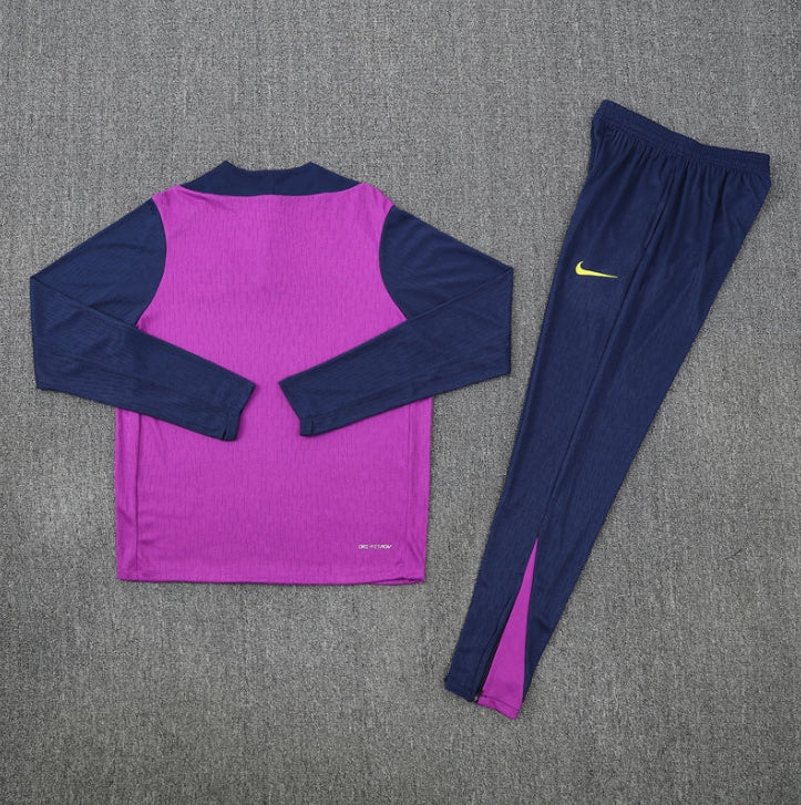 2025/2026 Barcelona Purple and Blue Tracksuit - Image 2
