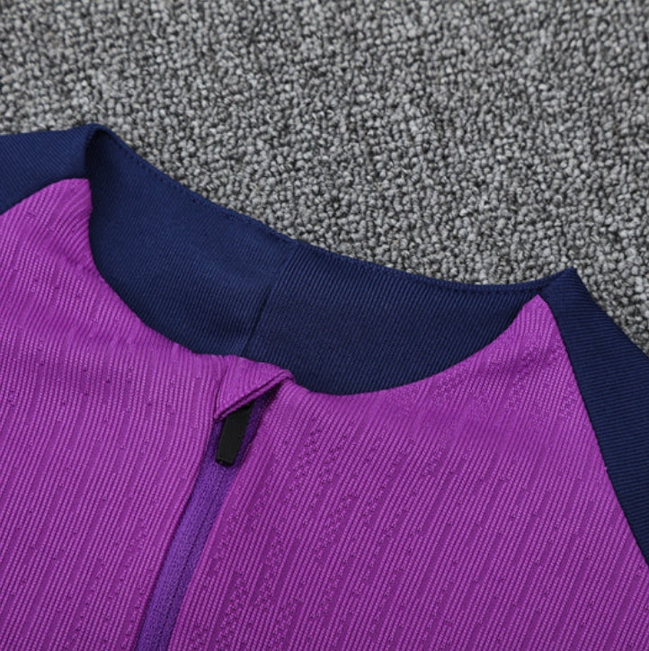 2025/2026 Barcelona Purple and Blue Tracksuit - Image 5