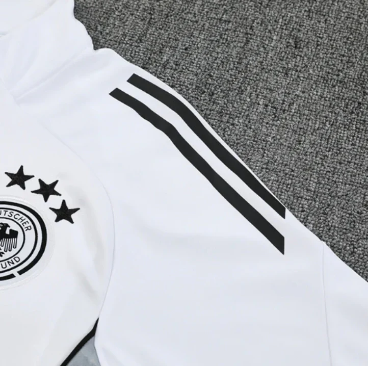 2025/2026 Germany White and Black Tracksuit - Image 3