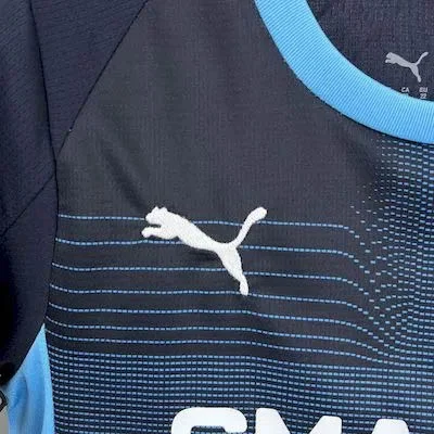 2025/2026 Olympique de Marseille Away Kit Kids Size - Image 3